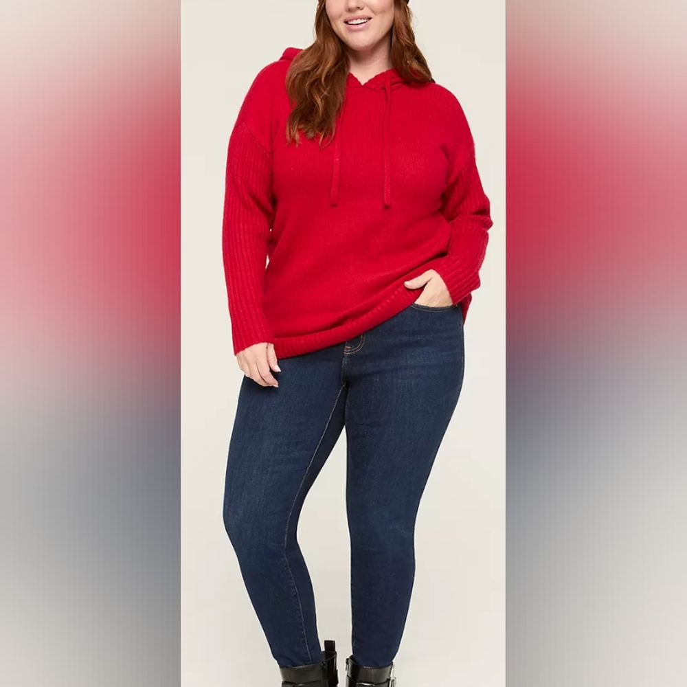 Lane Bryant Classic Long Sleeve Hoodie Sweater